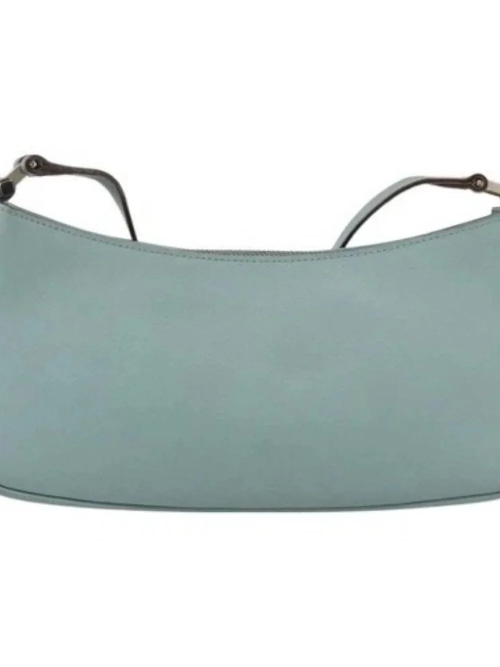 GUCCI Micro GG Canvas Shoulder Bag Leather Light Blue Gold 001 5155 Auth 173651 - Picture 2 of 16